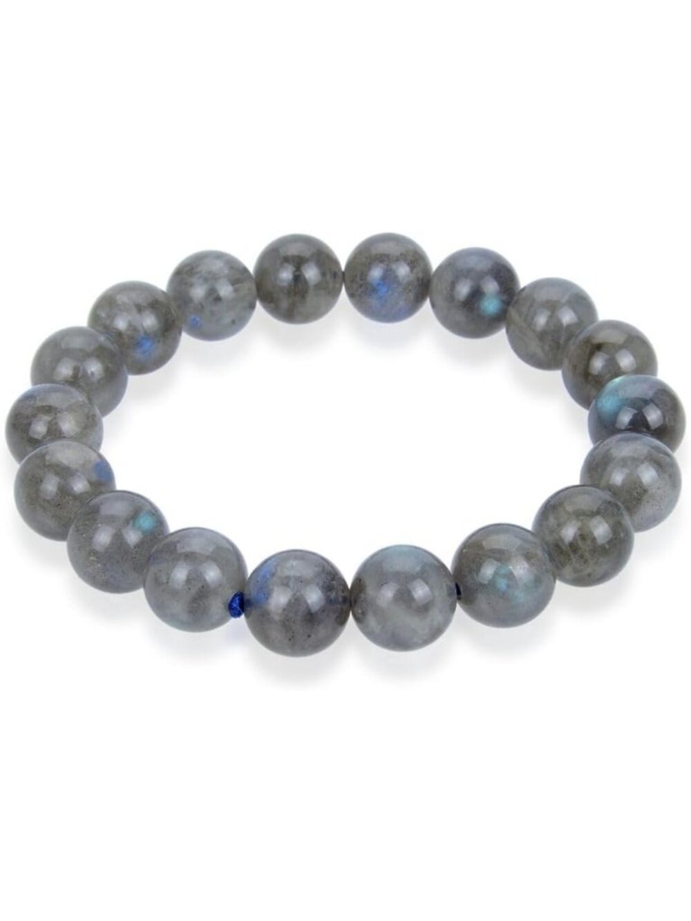 Natural Stretch Gemstone Bracelet 10mm Beads, Healing Crystal Chakra Jewelry